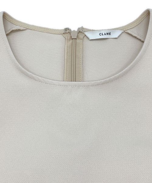 CLANE（クラネ）CLANE (クラネ) LANTERN SLEEVE ONE PIECE ベージュ サイズ:1の古着・服飾アイテム