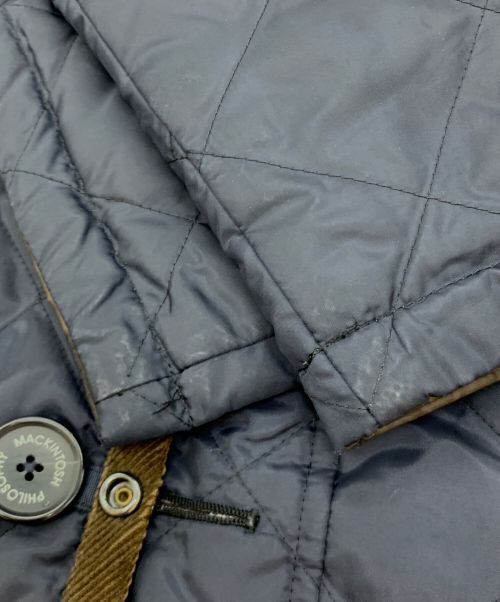 MACKINTOSH（マッキントッシュ）MACKINTOSH (マッキントッシュ) キルティングリバーシブルジャケット ネイビー×ブラウン サイズ:36の古着・服飾アイテム