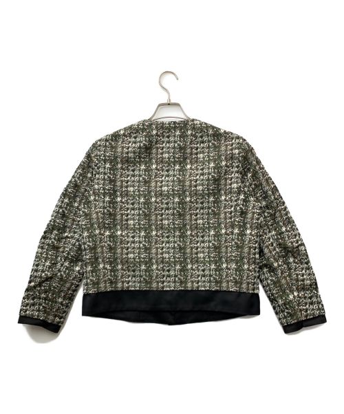 GEORGES RECH（ジョルジュレッシュ）GEORGES RECH (ジョルジュレッシュ) カモフラグレンチェックジャケット グリーン サイズ:38の古着・服飾アイテム