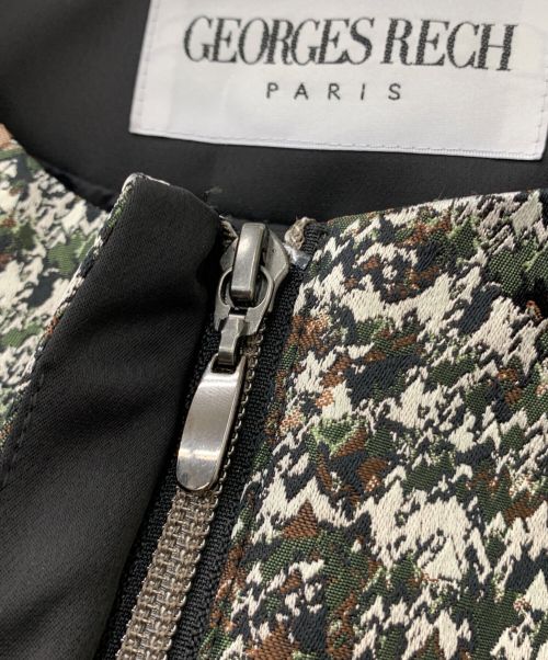 GEORGES RECH（ジョルジュレッシュ）GEORGES RECH (ジョルジュレッシュ) カモフラグレンチェックジャケット グリーン サイズ:38の古着・服飾アイテム