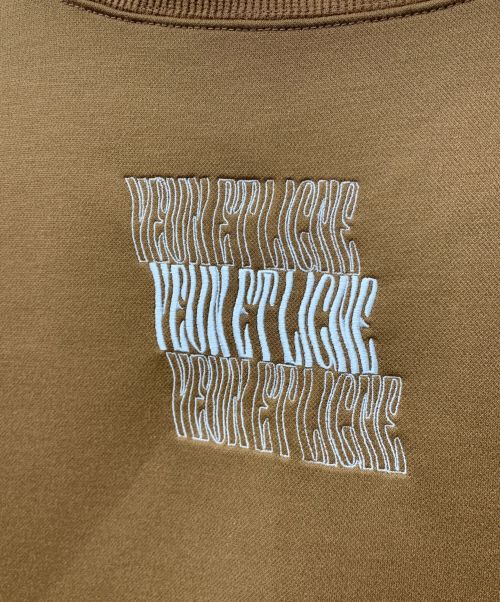 PLUIE（プリュイ）PLUIE (プリュイ) スウェット ブラウン サイズ:Sの古着・服飾アイテム