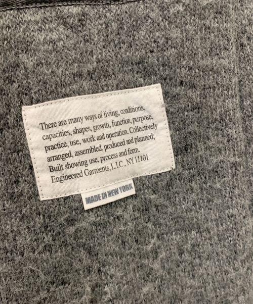 Engineered Garments（エンジニアドガーメンツ）Engineered Garments (エンジニアド ガーメンツ) モヘアガウンコート グレー サイズ:Mの古着・服飾アイテム