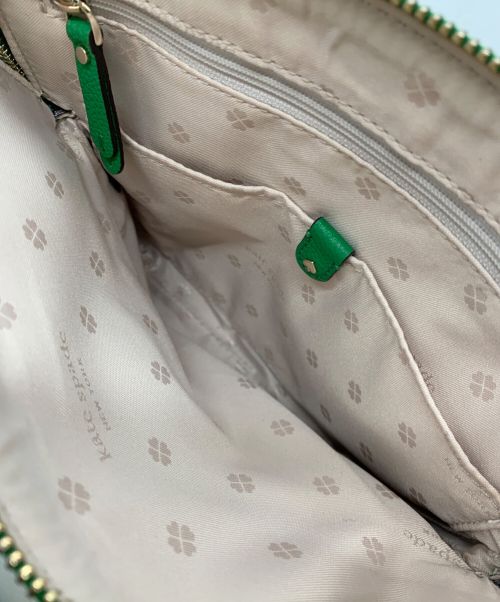Kate Spade（ケイトスペード）Kate Spade (ケイトスペード) マルゴー 2WAYバッグ グリーンの古着・服飾アイテム