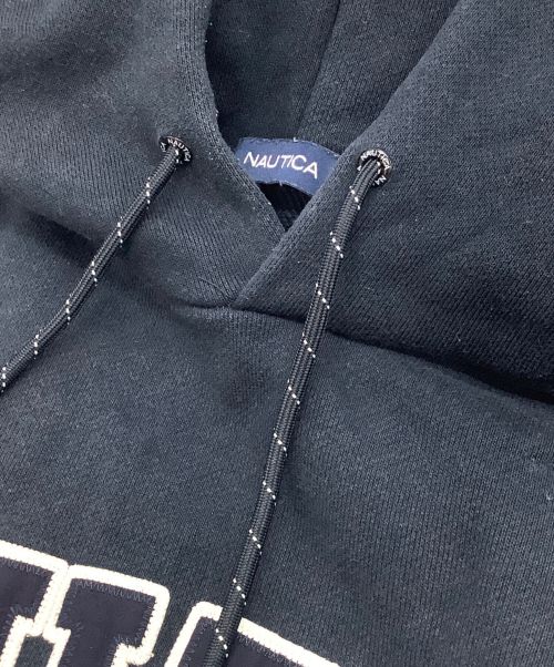 NAUTICA（ノーティカ）NAUTICA (ノーティカ) Arch Logo Sweat Hoodie ネイビー サイズ:Mの古着・服飾アイテム