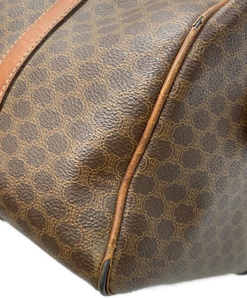 CELINE（セリーヌ）CELINE (セリーヌ) マカダム ミニボストンバッグ ブラウンの古着・服飾アイテム