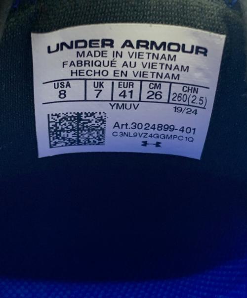 UNDER ARMOUR（アンダーアーマー）UNDER ARMOUR (アンダー アーマー) UAホバー マキナ3 ブルー サイズ:26cmの古着・服飾アイテム