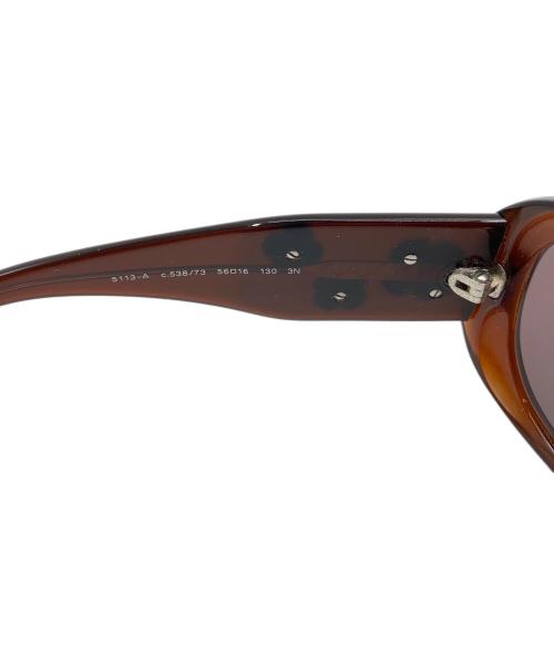 CHANEL（シャネル）CHANEL (シャネル) ココマークカメリアサングラス ブラウンの古着・服飾アイテム