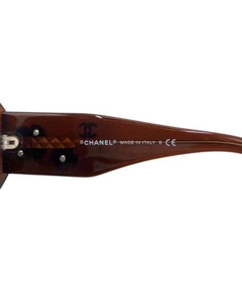CHANEL（シャネル）CHANEL (シャネル) ココマークカメリアサングラス ブラウンの古着・服飾アイテム