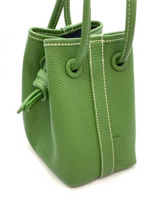 VASIC（ヴァジック）VASIC (ヴァジック) 巾着ショルダーバッグ グリーンの古着・服飾アイテム