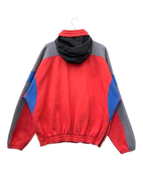 BALENCIAGA（バレンシアガ）BALENCIAGA (バレンシアガ) アノラックスウェットパーカー レッド サイズ:Sの古着・服飾アイテム