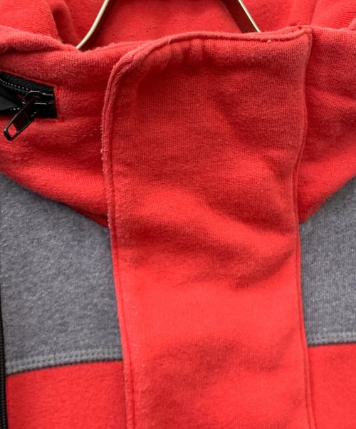 BALENCIAGA（バレンシアガ）BALENCIAGA (バレンシアガ) アノラックスウェットパーカー レッド サイズ:Sの古着・服飾アイテム