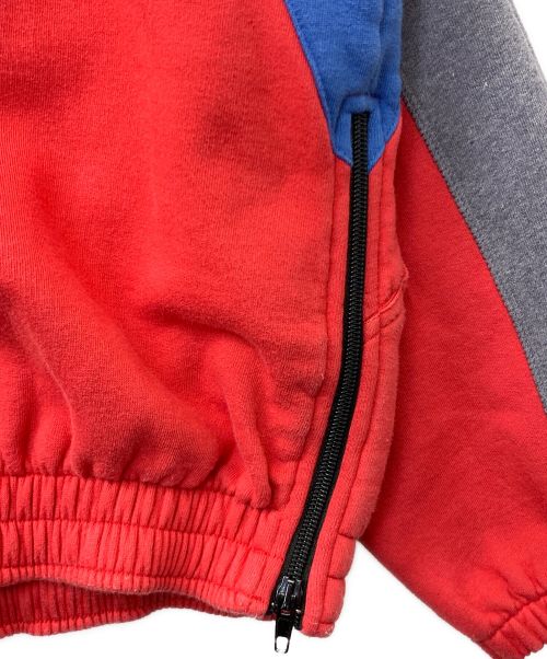 BALENCIAGA（バレンシアガ）BALENCIAGA (バレンシアガ) アノラックスウェットパーカー レッド サイズ:Sの古着・服飾アイテム