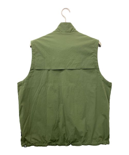 FREAK’S STORE（フリークスストア）FREAK’S STORE (フリークスストア) ナイロンベスト カーキ サイズ:Mの古着・服飾アイテム