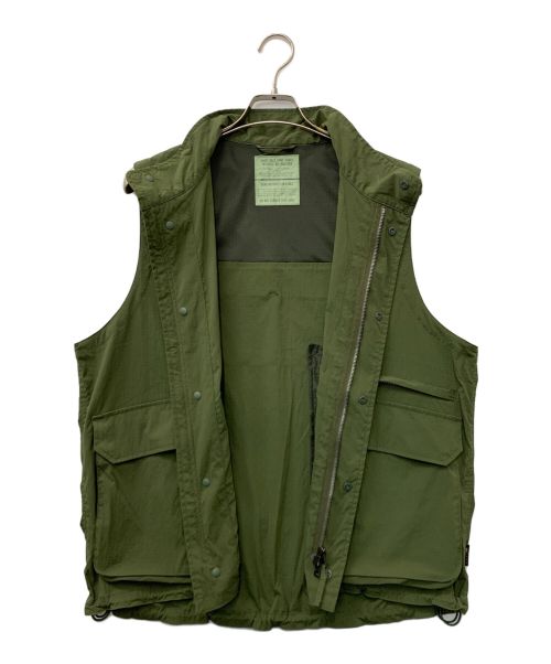 FREAK’S STORE（フリークスストア）FREAK’S STORE (フリークスストア) ナイロンベスト カーキ サイズ:Mの古着・服飾アイテム
