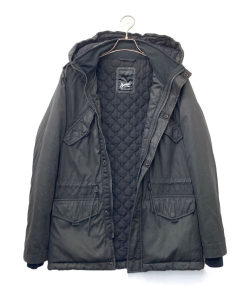 Denham（デンハム）Denham (デンハム) コーティングフーデッドジャケット ブラック サイズ:XSの古着・服飾アイテム