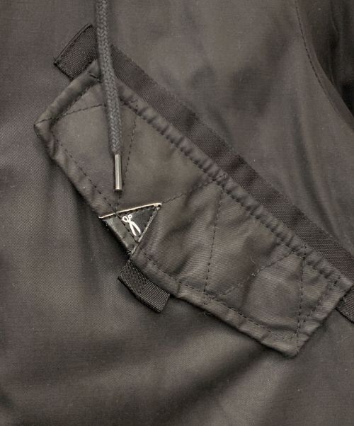 Denham（デンハム）Denham (デンハム) コーティングフーデッドジャケット ブラック サイズ:XSの古着・服飾アイテム