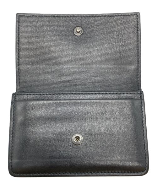 BOTTEGA VENETA（ボッテガベネタ）BOTTEGA VENETA (ボッテガベネタ) イントレチャートカードケース ブラックの古着・服飾アイテム