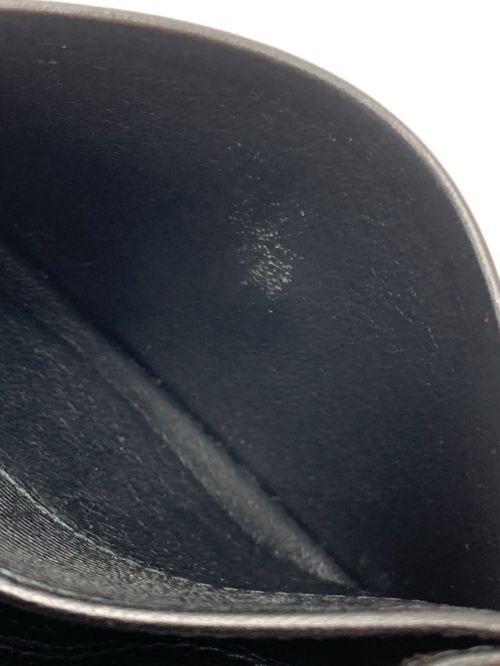 BOTTEGA VENETA（ボッテガベネタ）BOTTEGA VENETA (ボッテガベネタ) イントレチャートカードケース ブラックの古着・服飾アイテム