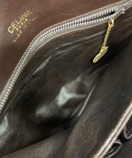 CELINE（セリーヌ）CELINE (セリーヌ) ワンショルダーバッグ ブラウンの古着・服飾アイテム