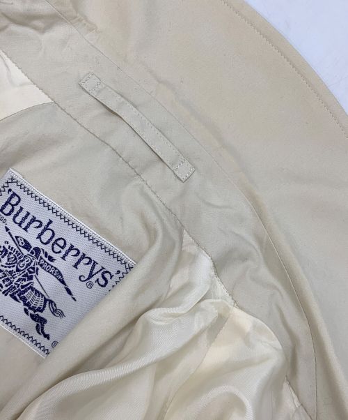 Burberry's（バーバリーズ）Burberry's (バーバリーズ) 90'sステンカラーコート ベージュ サイズ:7ARの古着・服飾アイテム
