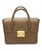 FURLAフルラ）の古着「メトロポリス ハンドバッグ」｜ベージュ