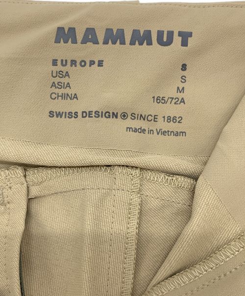 MAMMUT（マムート）MAMMUT (マムート) トレッカーズ 3.0 ソフトシェル パンツ アジアンフィット ベージュ サイズ:Sの古着・服飾アイテム