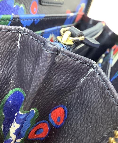 TORY BURCH（トリーバーチ）TORY BURCH (トリーバーチ) ラウンドファスナー財布 ネイビーの古着・服飾アイテム