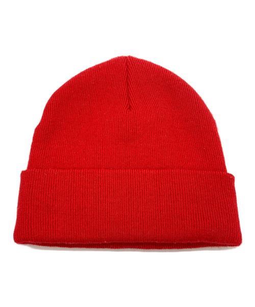 SUPREME（シュプリーム）Supreme (シュプリーム) Motion Logo Beanie レッドの古着・服飾アイテム
