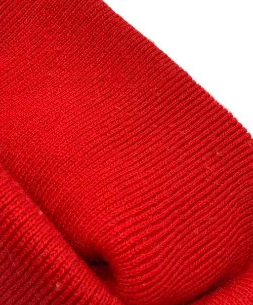SUPREME（シュプリーム）Supreme (シュプリーム) Motion Logo Beanie レッドの古着・服飾アイテム