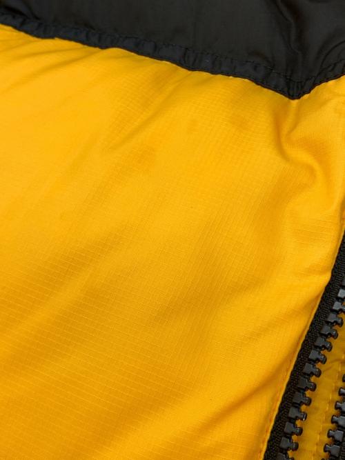 THE NORTH FACE（ザ ノース フェイス）THE NORTH FACE (ザ ノース フェイス) ヌプシジャケット イエロー×ブラック サイズ:Lの古着・服飾アイテム