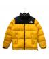 THE NORTH FACE（ザ ノース フェイス）の古着「ヌプシジャケット」｜イエロー×ブラック
