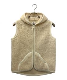 coldbreaker（コールドブレーカー）の古着「フードウールベスト」｜ベージュ