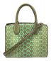 Salvatore Ferragamo (サルヴァトーレ フェラガモ) スタジオボックス 2WAYバッグ グリーン：70000円