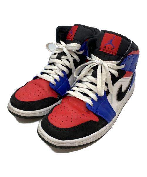NIKE（ナイキ）NIKE (ナイキ) AIR JORDAN 1 MID レッド×ブルー×ブラック サイズ:28.5cmの古着・服飾アイテム