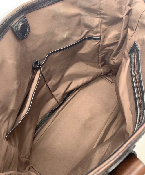 万双（マンソウ）万双 (マンソウ) シモーネBOX トートバッグの古着・服飾アイテム