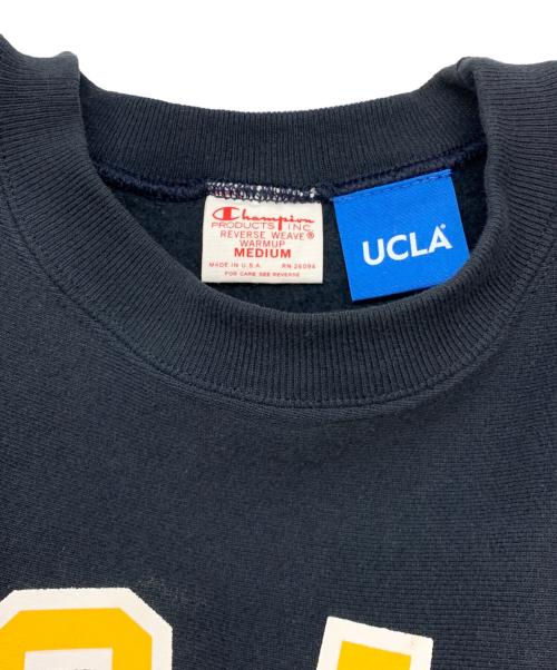 Champion REVERSE WEAVE（チャンピオン リバース ウィーブ）Champion REVERSE WEAVE (チャンピオン リバース ウィーブ) UCLA (ユーシーエルエー) スウェット ネイビー サイズ:Mの古着・服飾アイテム