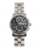 MONTBLANCモンブラン）の古着「腕時計 自動巻き スター SSブレスレット」｜ブラック