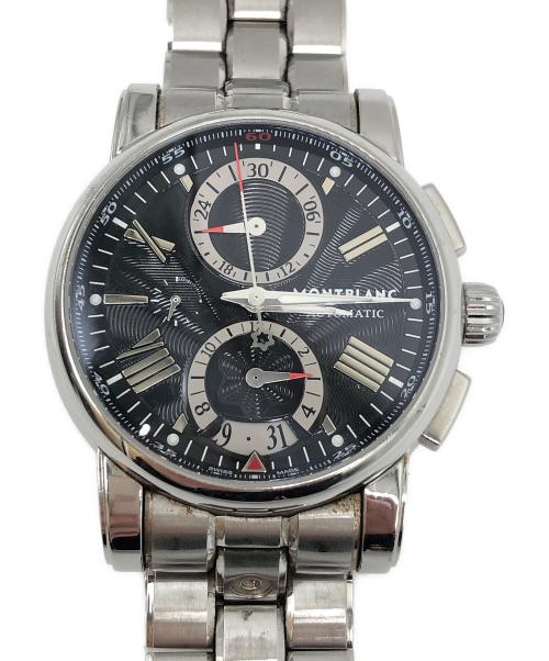 MONTBLANC（モンブラン）MONTBLANC (モンブラン) 腕時計 自動巻き スター SSブレスレット ブラックの古着・服飾アイテム