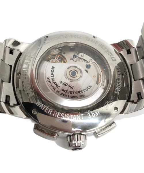 MONTBLANC（モンブラン）MONTBLANC (モンブラン) 腕時計 自動巻き スター SSブレスレット ブラックの古着・服飾アイテム