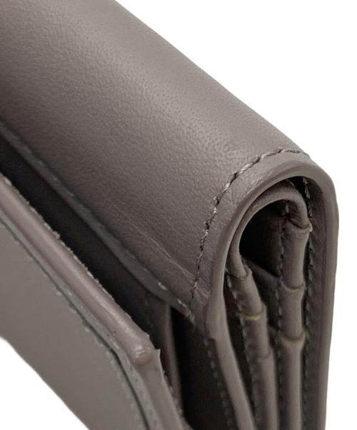 PAUL SMITH（ポールスミス）Paul Smith (ポールスミス) ブライトストライプカラーライン コンパクトウォレット グレーの古着・服飾アイテム