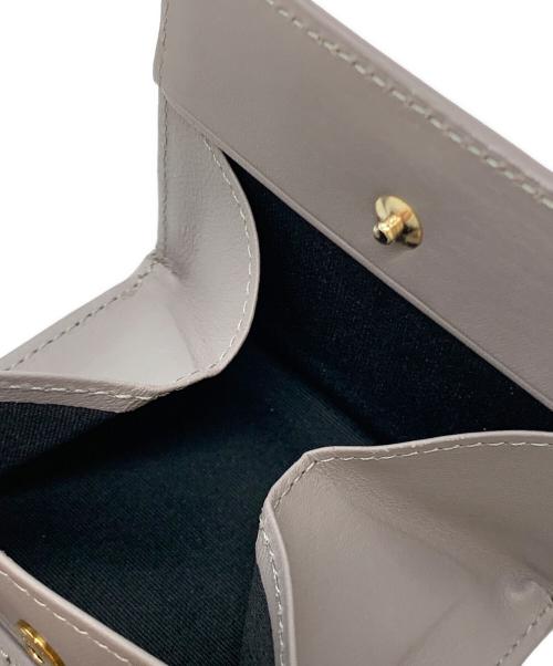 PAUL SMITH（ポールスミス）Paul Smith (ポールスミス) ブライトストライプカラーライン コンパクトウォレット グレーの古着・服飾アイテム