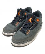 NIKEナイキ）の古着「Air Jordan 3 Retro "Fear"」｜ブラック×グレー