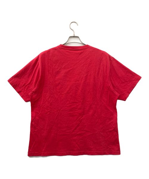 BALENCIAGA（バレンシアガ）BALENCIAGA (バレンシアガ) BBロゴプリントTシャツ レッド サイズ:Mの古着・服飾アイテム