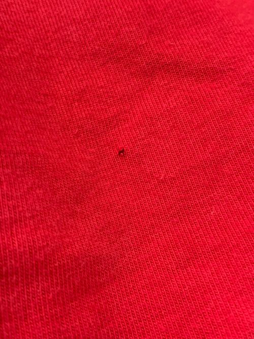 BALENCIAGA（バレンシアガ）BALENCIAGA (バレンシアガ) BBロゴプリントTシャツ レッド サイズ:Mの古着・服飾アイテム