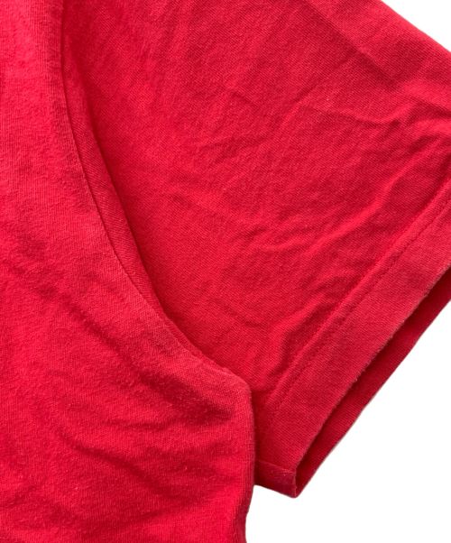 BALENCIAGA（バレンシアガ）BALENCIAGA (バレンシアガ) BBロゴプリントTシャツ レッド サイズ:Mの古着・服飾アイテム