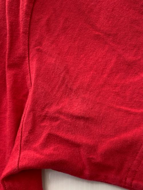 BALENCIAGA（バレンシアガ）BALENCIAGA (バレンシアガ) BBロゴプリントTシャツ レッド サイズ:Mの古着・服飾アイテム