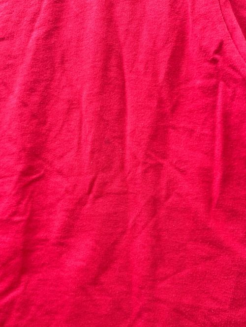 BALENCIAGA（バレンシアガ）BALENCIAGA (バレンシアガ) BBロゴプリントTシャツ レッド サイズ:Mの古着・服飾アイテム