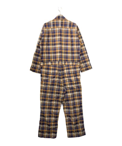 suicoke（スイコック）suicoke (スイコック) ALL IN ONE SUIT ブラウン×ネイビー サイズ:-の古着・服飾アイテム