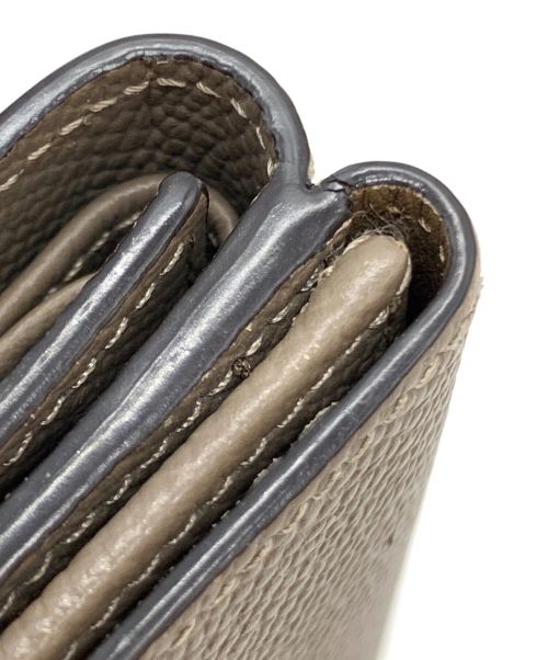 bonaventura（ボナベンチュラ）BONAVENTURA (ボナベンチュラ) 3つ折り財布 ベージュの古着・服飾アイテム