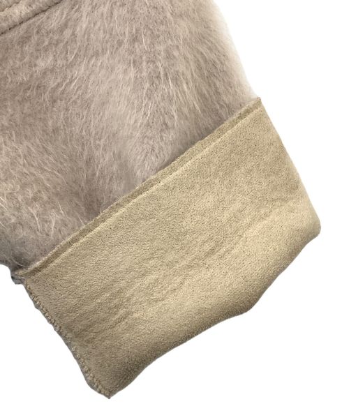 Ameri VINTAGE（アメリヴィンテージ）Ameri VINTAGE (アメリヴィンテージ) BLANKET LIKE FAKE MOUTON COAT ベージュ サイズ:FREEの古着・服飾アイテム